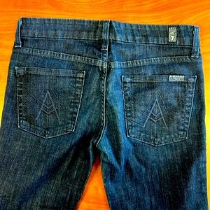 7 for all Mankind “A” Pocket the Lexie petite size 27 (dark blue)